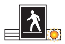 pedestrian activated crosswalk